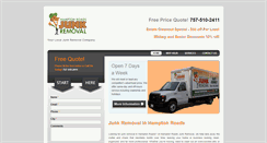 Desktop Screenshot of hamptonroadsjunkremoval.com